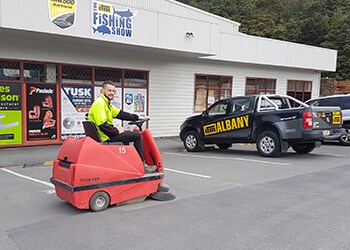 Ride-on Sweeper a success at ITM Albany