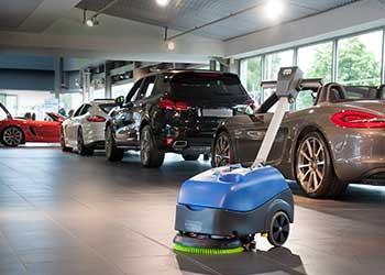 TTB1840 Floor Scrubber for Car Showroom