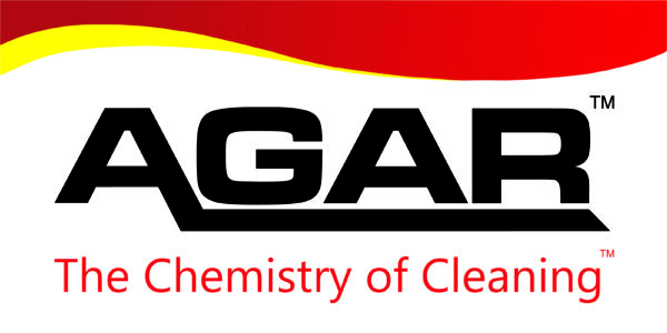 Agar Cleaning Systems red, yellow and white flag logo